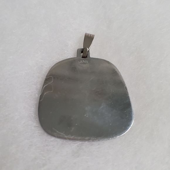 VTG July Leo Pendant Silver Metal Black Enamel Zodiac Sign Astrology Soltice - Picture 5 of 5